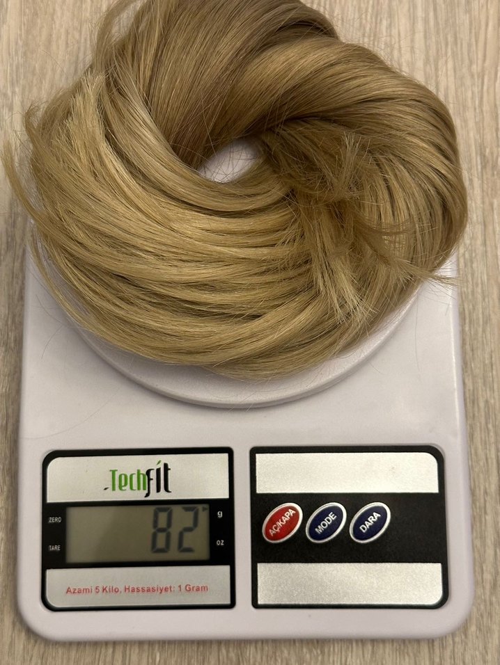 %100 #gerçek tek kafa #ombre #saç - Görsel 3