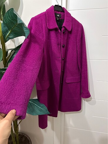 xl Beden pembe Renk Fuşya kaban