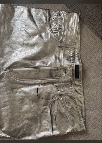 zara steven meisel gerçek deri Erkek Pantolon - Görsel 12