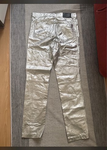 zara steven meisel gerçek deri Erkek Pantolon - Görsel 10