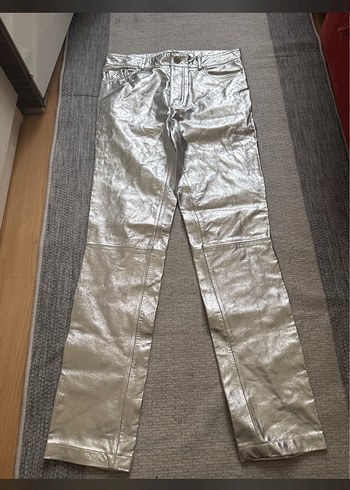 zara steven meisel gerçek deri Erkek Pantolon - Görsel 8