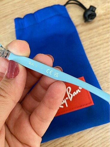  Beden mavi Renk Ray-Ban çocuk güneş gözlüğü