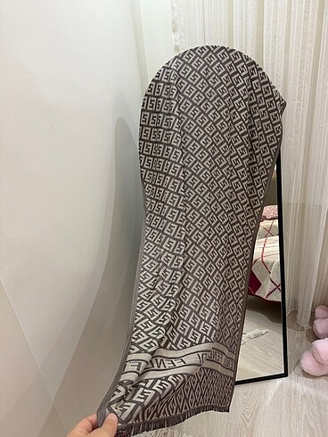 Beden Çift taraflı pamuklu şal