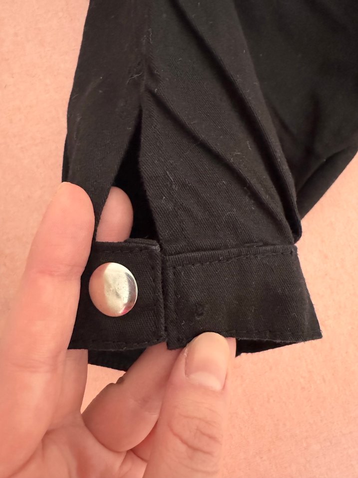 Siyah Beli Bağlamalı Rahat Kadın Pantolon - Görsel 3