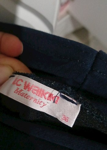 36 Beden Lacivert Hamile Kot Pantolon