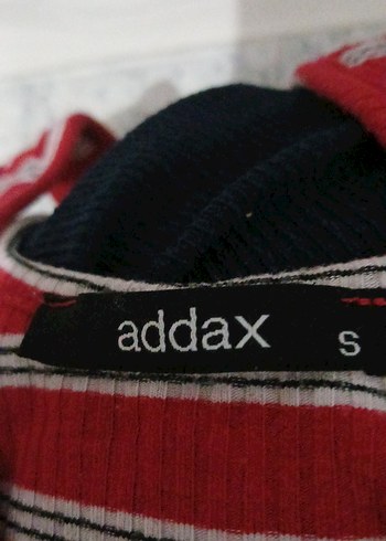 Addax Kırmızı Çizgili Fermuarlı Mini Atlet