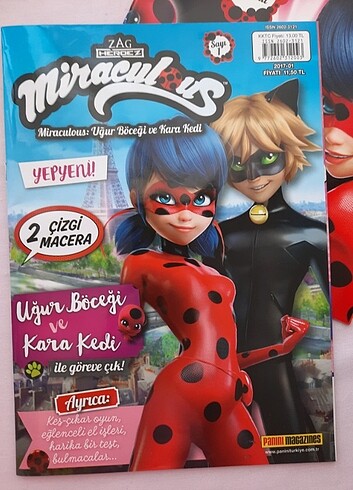 Uğur Böceği ile Kara Kedi Dergi 1.sayısı