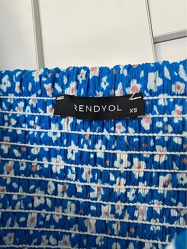 xs Beden mavi Renk Trendyolmilla bluz