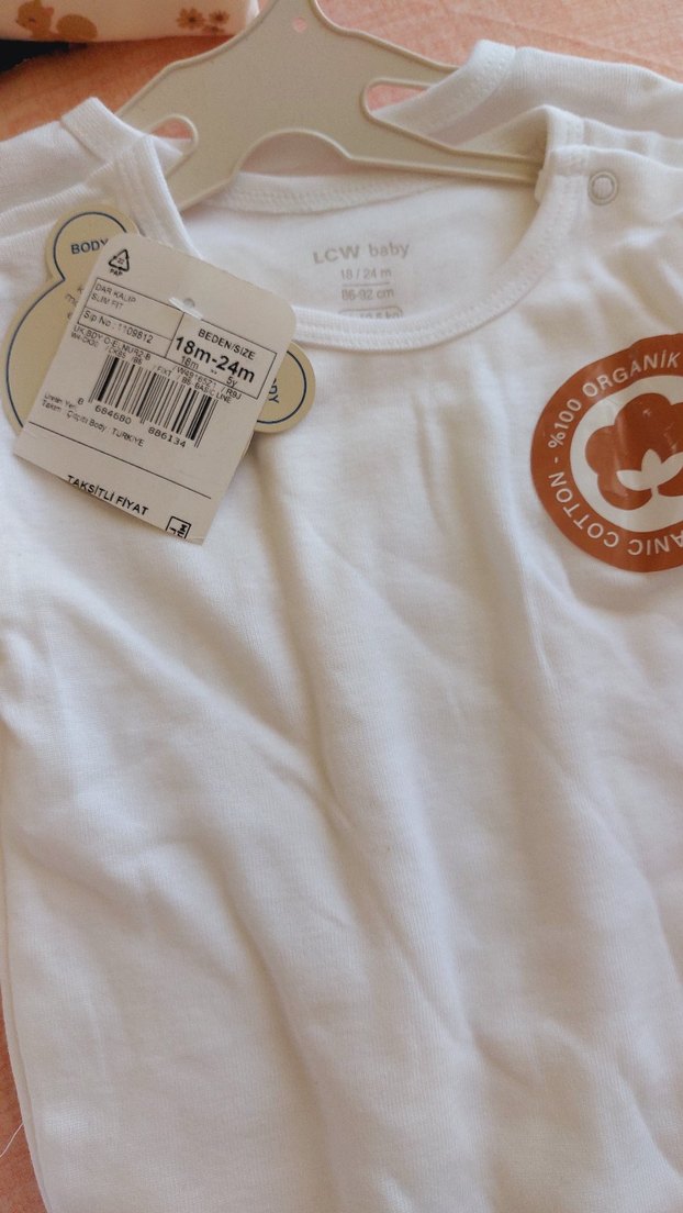 Beyaz Uzun Kollu Bebek Body - Görsel 2