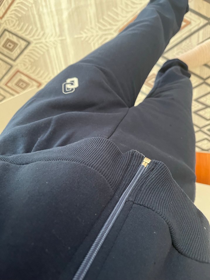 Kadın Lacivert Rahat Kesim Eşofman Takımı - Görsel 5