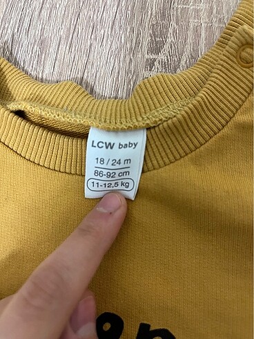 18-24 Ay Beden Çocuk sweatshirt