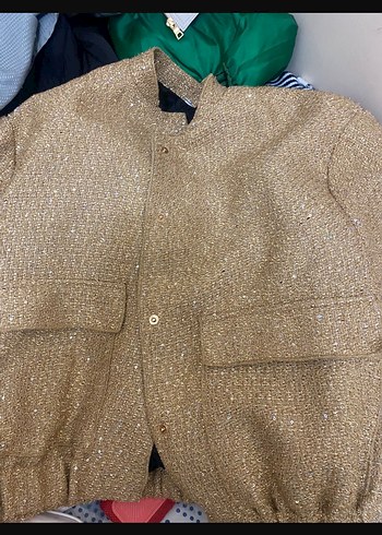 pullu kalın oversize ceket - Görsel 2