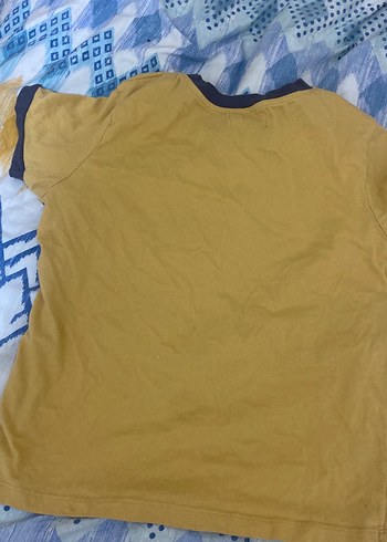 Sarı Baskılı Kadın Tişört - Görsel 3