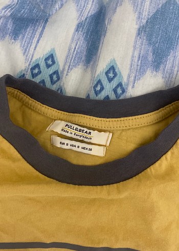 Sarı Baskılı Kadın Tişört - Görsel 2