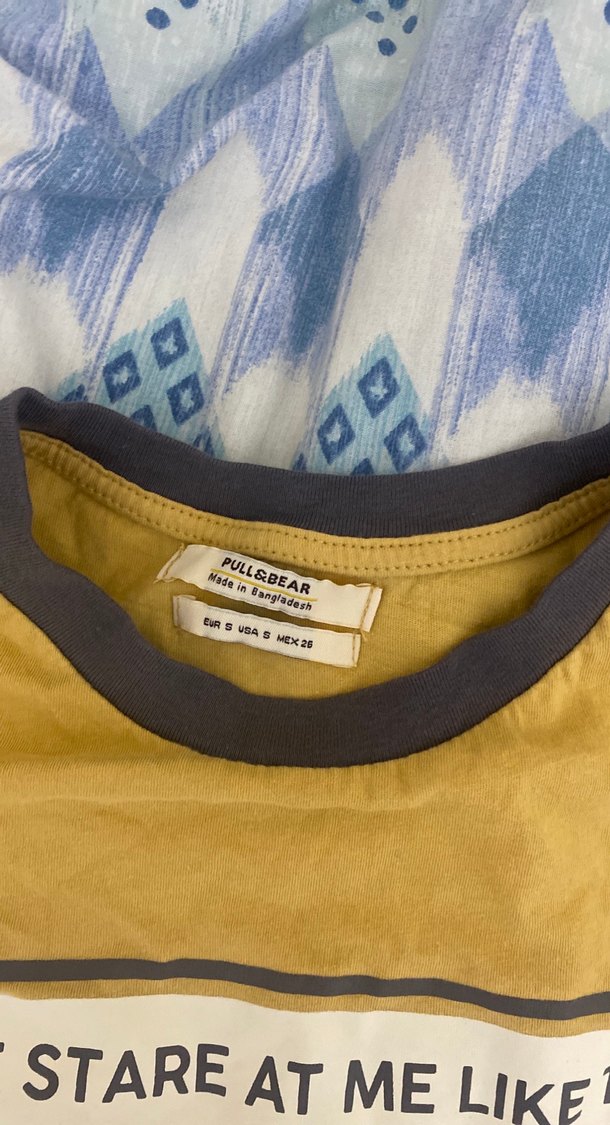 Sarı Baskılı Kadın Tişört - Görsel 2