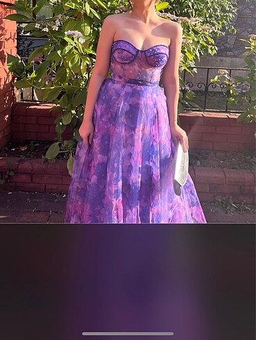 carmen marka abiye straplez - Görsel 3