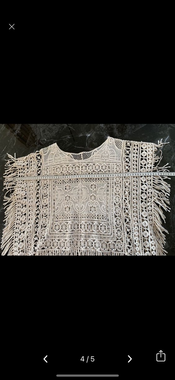 püsküllü otantik bohem etnik bluz - Görsel 4