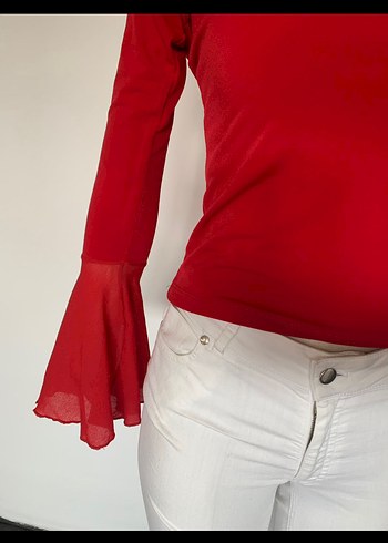 Vintage Fairy Romantik Esnek Bluz - Görsel 6