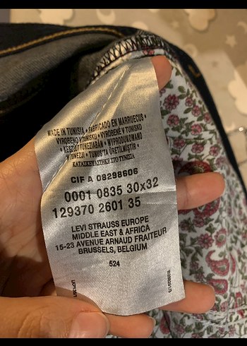 m Beden levis orta düşük bel boru paça jean