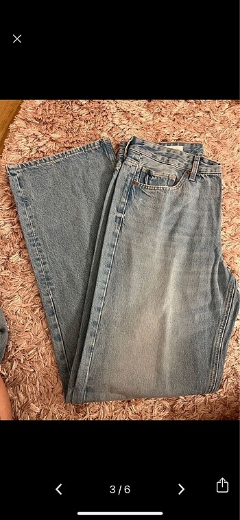 xl Beden mavi Renk Zara jean