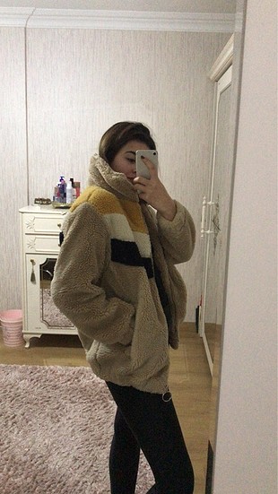 Bershka peluş kürk
