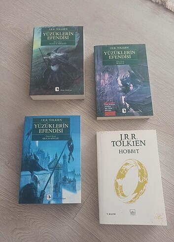 Yüzüklerin efendisi set 4 kitap 