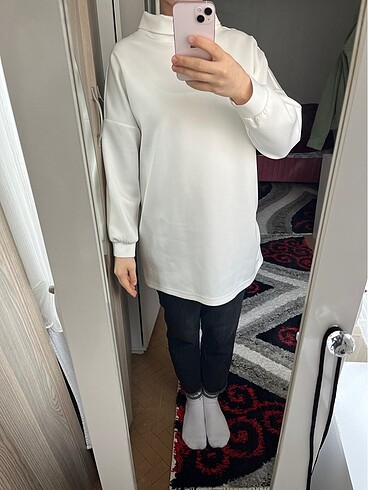 Krep kumaş tunik