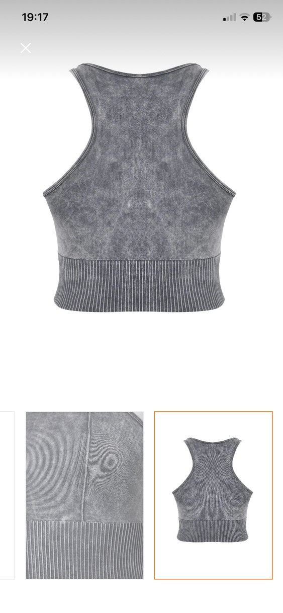 Gri Yüksek Yakalı Kadın Atlet - Görsel 4