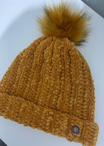 Ponponlu Örgü Kadın Bere - Görsel 3