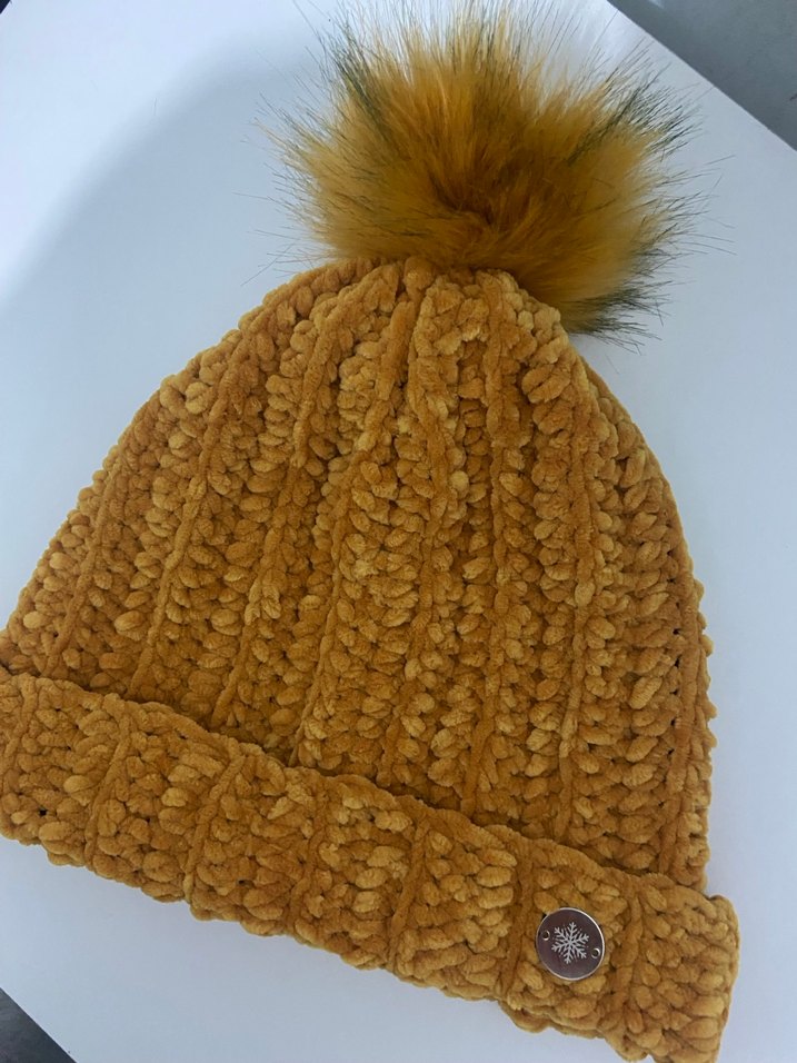 Ponponlu Örgü Kadın Bere - Görsel 3