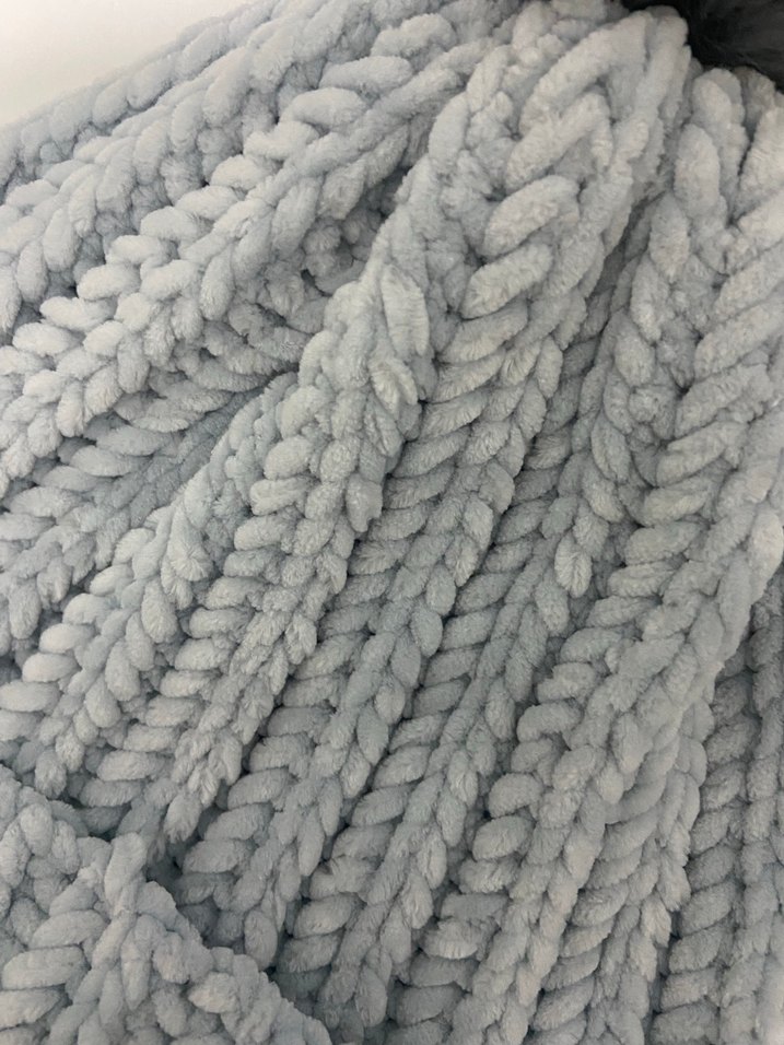 Kadın Gri Örgü Ponponlu Bere - Görsel 3