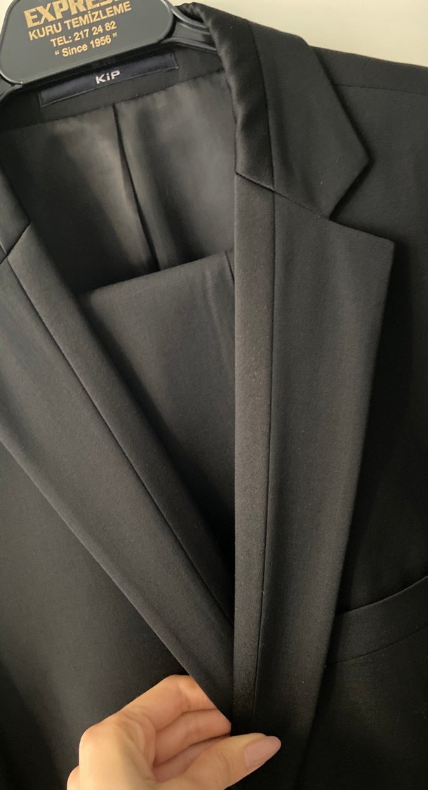 Siyah Regular Fit Erkek Takım Elbise - Görsel 2