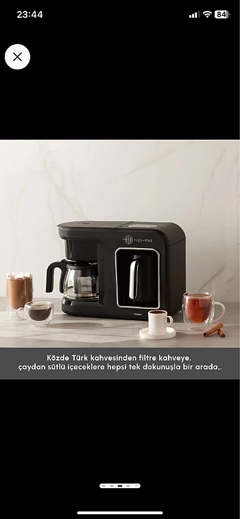 Karaca 5in 1 kahve makinesi