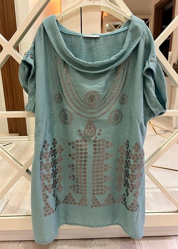 Bohem otantik tunik bluz
