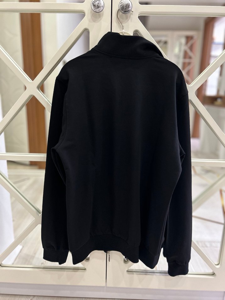 Tommy Life Siyah Fermuarlı Spor Ceket - Görsel 4