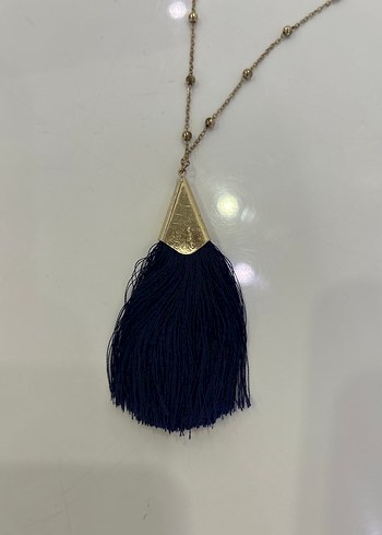 Uzun Bohem Püsküllü Kadın Kolye - Görsel 4