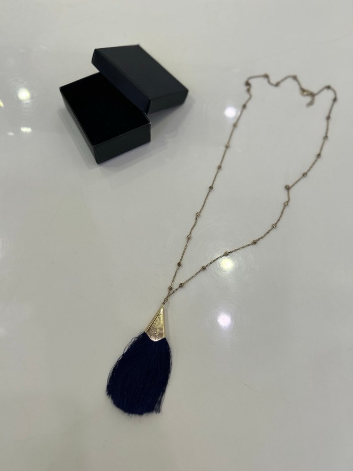 Uzun Bohem Püsküllü Kadın Kolye - Görsel 5