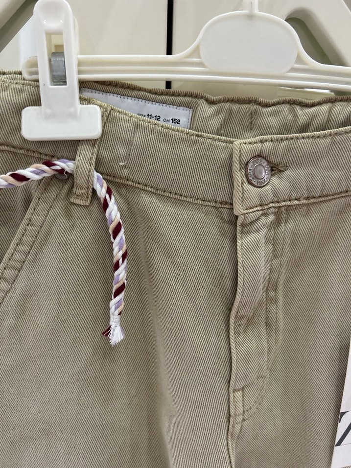 Zara kız kot şort - Görsel 2