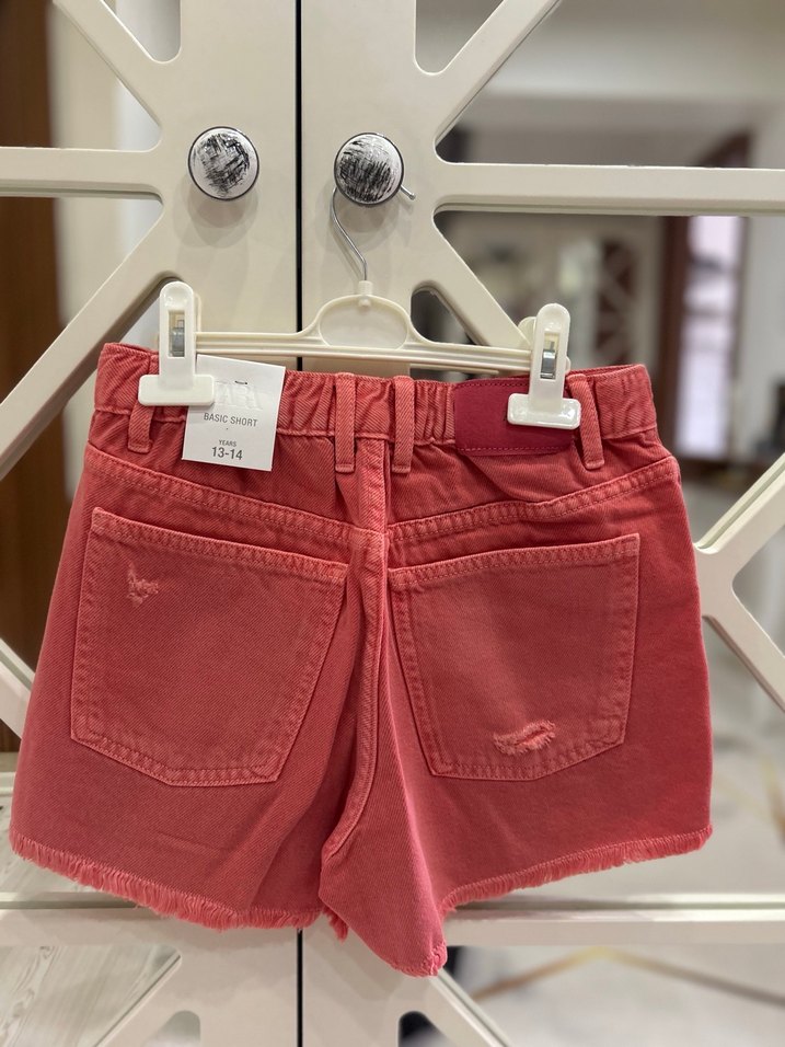 Zara kot şort - Görsel 3