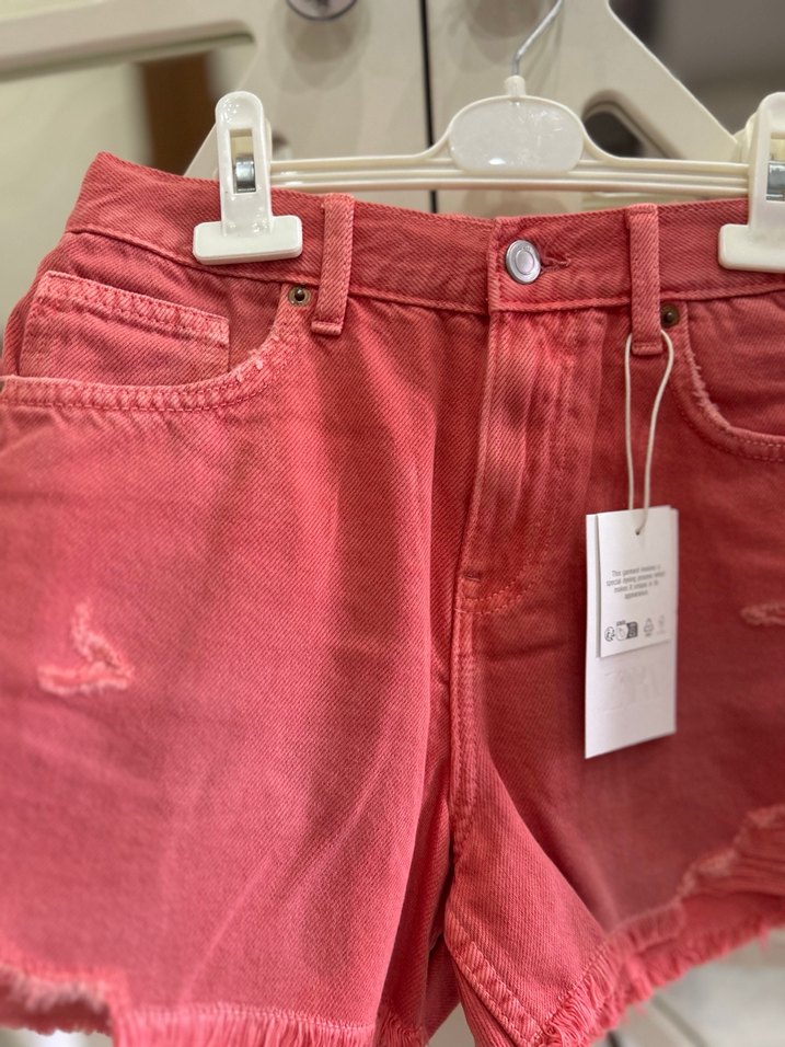 Zara kot şort - Görsel 2