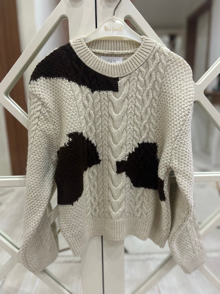 Zara kız triko kazak - Görsel 3