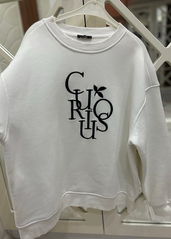 İşlemeli Oversize Kadın Sweatshirt - Görsel 4