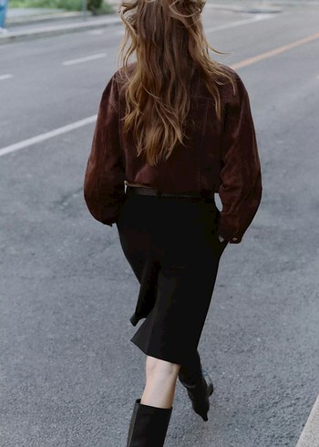 KEMERLİ UZUN BERMUDA - Görsel 3