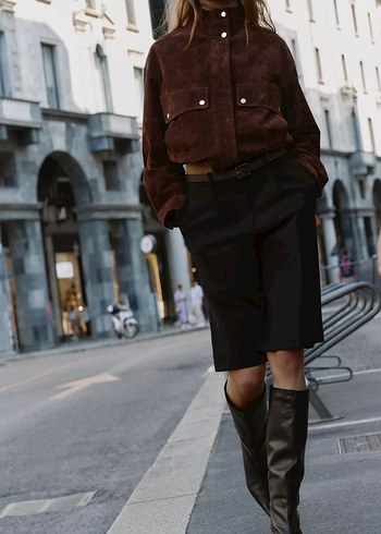 KEMERLİ UZUN BERMUDA - Görsel 4