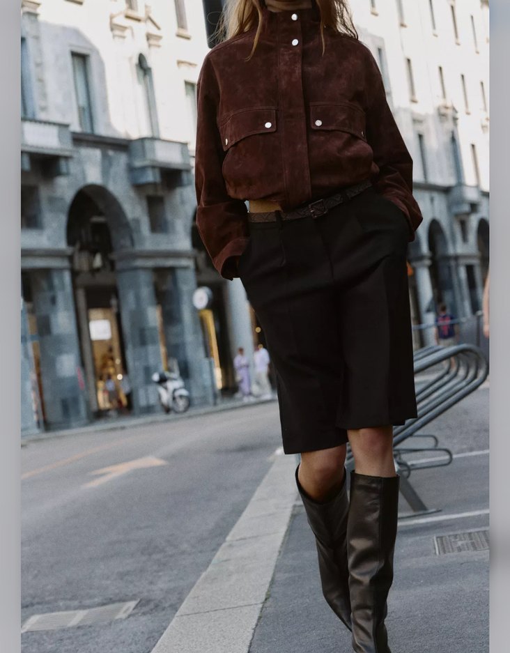 KEMERLİ UZUN BERMUDA - Görsel 4