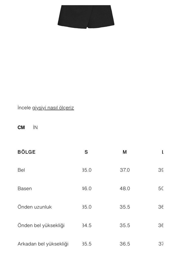 KONTRAST BELLİ, ÇAPRAZ ŞORT ETEK - Görsel 5