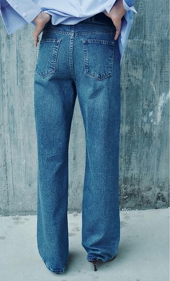 m Beden YÜKSEK BEL STRAIGHT FIT JEAN