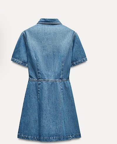s Beden mavi Renk DENIM MİNİ ELBİSE