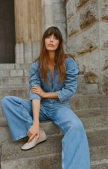 Zara YÜKSEK BEL WIDE-LEG JEAN