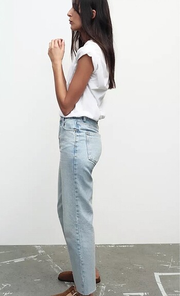 m Beden YÜKSEK BEL STRAIGHT FIT JEAN